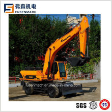 175HP Middle Size Wheeled Excavator Operating Weight 19000kg